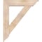 Ekena Millwork Traditional Traditional Smooth Bracket w/ Offset Brace, Douglas Fir, 7 1/2"W x 34"D x 40"H BKT0806X34X40TRA01SDF - alternate 3